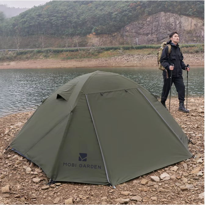 Ultralichte Backpacking Tent – Waterdicht, UV-Bescherming en Snel Op te Zetten voor Camping en Hiking