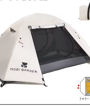 Ultralichte Backpacking Tent – Waterdicht, UV-Bescherming en Snel Op te Zetten voor Camping en Hiking