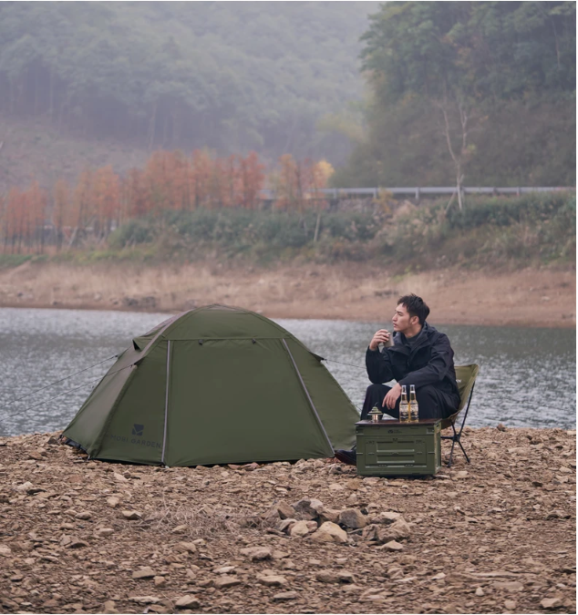 Ultralichte Backpacking Tent – Waterdicht, UV-Bescherming en Snel Op te Zetten voor Camping en Hiking