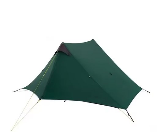 Ultralichte 2-Persoons Trekking Tent – 15D Silnylon, Waterdicht en Rodless voor 3 Seizoenen