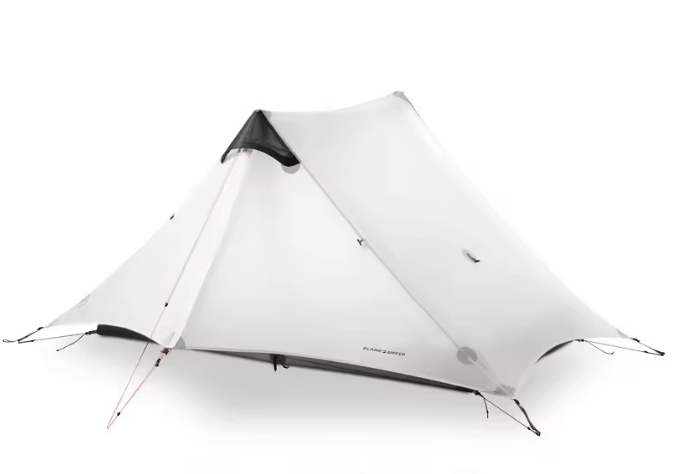Ultralichte 2-Persoons Trekking Tent – 15D Silnylon, Waterdicht en Rodless voor 3 Seizoenen