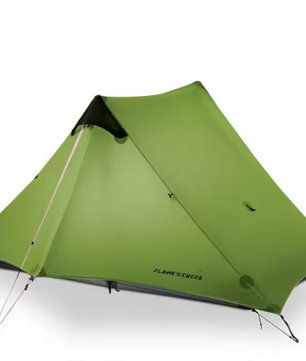 Ultralichte 2-Persoons Trekking Tent – 15D Silnylon, Waterdicht en Rodless voor 3 Seizoenen