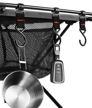 Opvouwbare Campingtafel met Opbergnet – Lichtgewicht Aluminium Bijzettafel voor Outdoor Gebruik