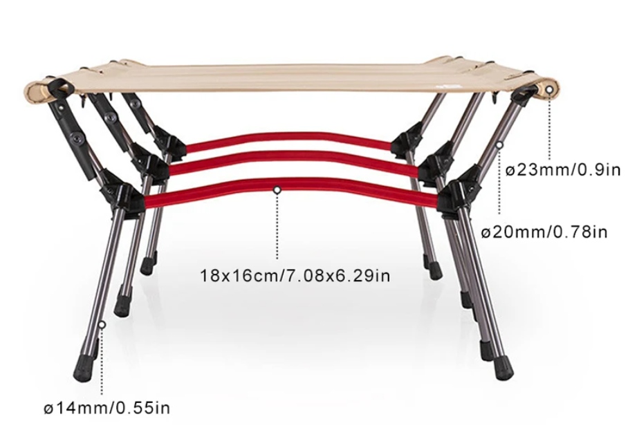 Opvouwbaar Campingbed – Ultralicht Aluminium Veldbed voor Outdoor, Hiking en Reizen