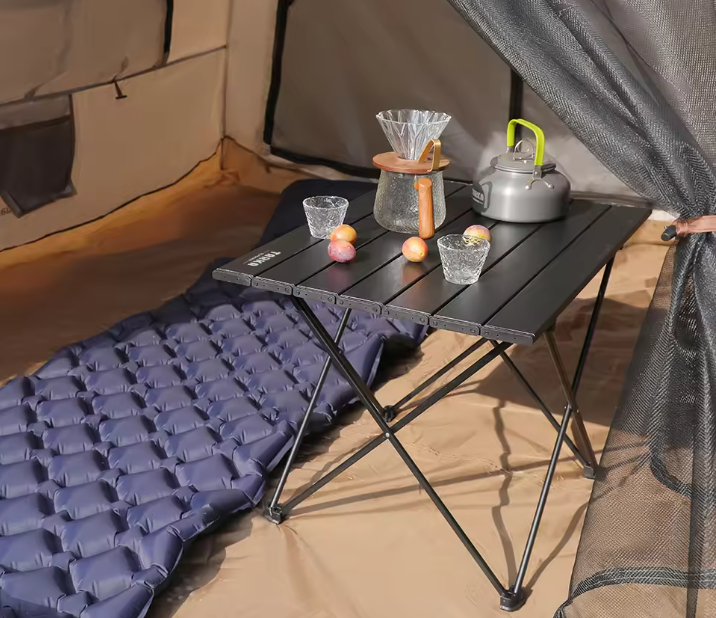 Opvouwbare Campingtafel – Aluminium Outdoor Tafel voor BBQ, Picknick en Tuin