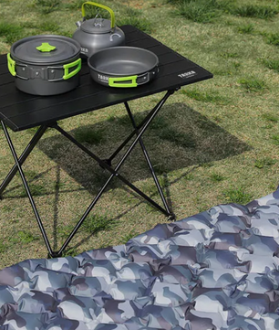 Opvouwbare Campingtafel – Aluminium Outdoor Tafel voor BBQ, Picknick en Tuin