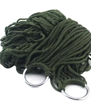 Hangmat van Nylon Touw – Draagbare Outdoor Hangstoel voor Tuin, Balkon en Camping
