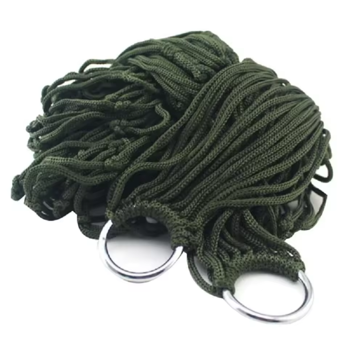 Hangmat van Nylon Touw – Draagbare Outdoor Hangstoel voor Tuin, Balkon en Camping