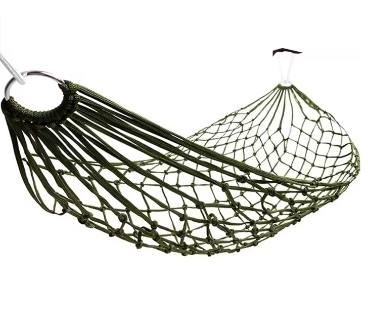 Hangmat van Nylon Touw – Draagbare Outdoor Hangstoel voor Tuin, Balkon en Camping