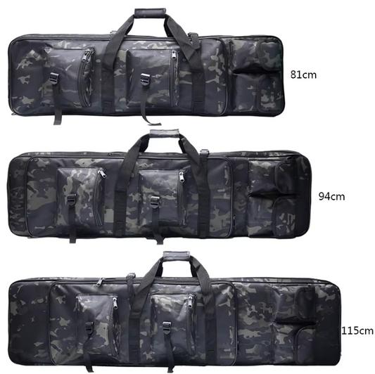 Tactische Rugtas met Lange Opbergruimte – Nylon Outdoor Backpack met MOLLE Systeem en Meerdere Vakken