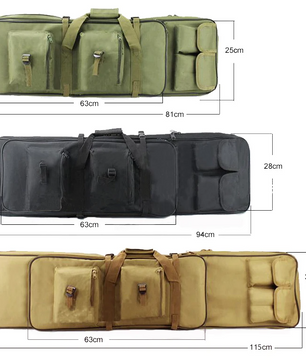 Tactische Rugtas met Lange Opbergruimte – Nylon Outdoor Backpack met MOLLE Systeem en Meerdere Vakken