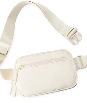 Minimalistische Crossbody Tas – Compacte Bum Bag met Ritssluiting voor Outdoor en Dagelijks Gebruik
