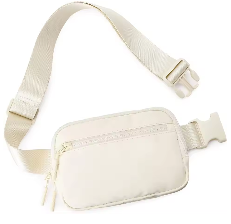Minimalistische Crossbody Tas – Compacte Bum Bag met Ritssluiting voor Outdoor en Dagelijks Gebruik