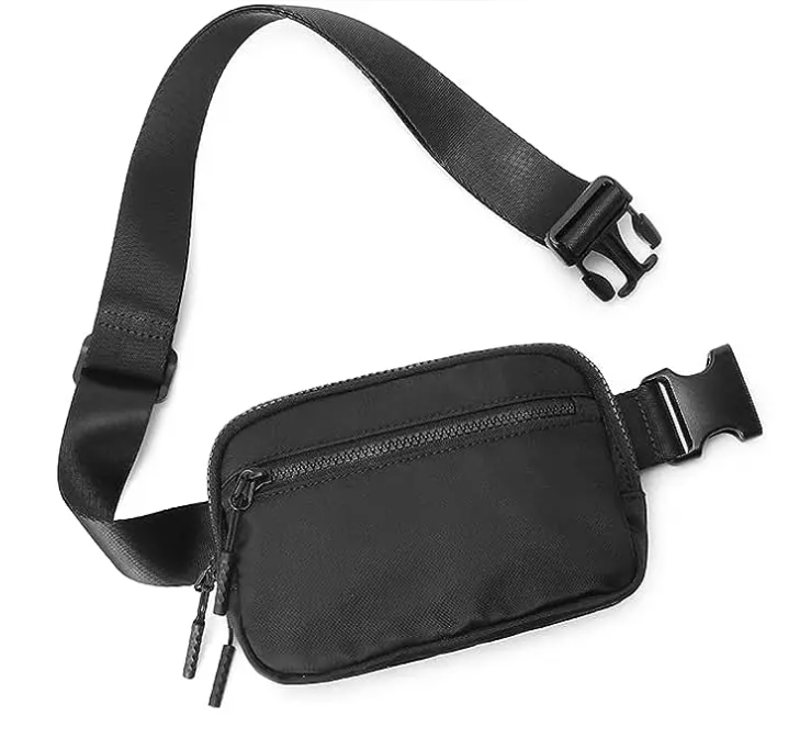 Minimalistische Crossbody Tas – Compacte Bum Bag met Ritssluiting voor Outdoor en Dagelijks Gebruik