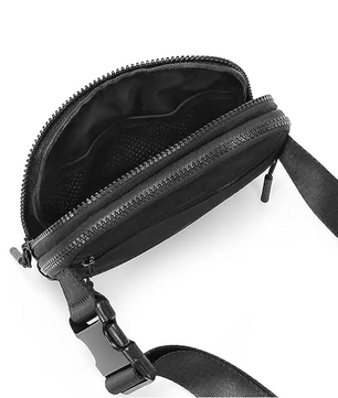 Minimalistische Crossbody Tas – Compacte Bum Bag met Ritssluiting voor Outdoor en Dagelijks Gebruik