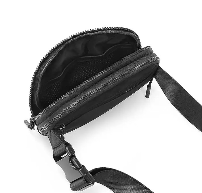 Minimalistische Crossbody Tas – Compacte Bum Bag met Ritssluiting voor Outdoor en Dagelijks Gebruik