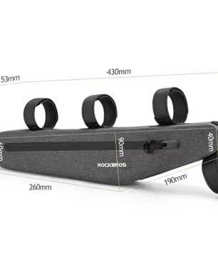 Fiets Frametas 1.5L – Waterdichte Top Tube Bag voor MTB en Racefiets