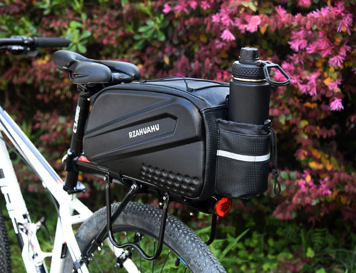 Fiets Bagagedrager Tas 14L – Harde Shell Fietstas Waterafstotend met Schouderband