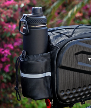 Fiets Bagagedrager Tas 14L – Harde Shell Fietstas Waterafstotend met Schouderband