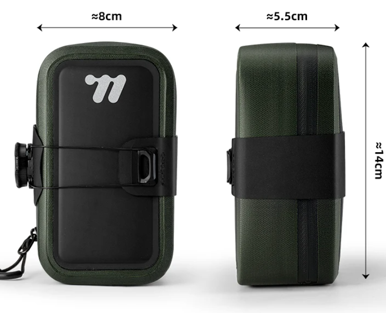 Mini Fietstas 0.5L – Compacte Zadel Tas Waterafstotend en Lichtgewicht