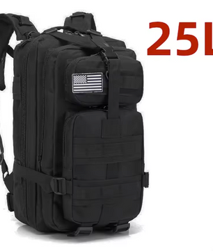 Tactische Rugzak 25L / 50L – Waterdichte Nylon Backpack voor Hiking, Camping en Outdoor