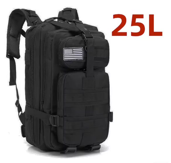 Tactische Rugzak 25L / 50L – Waterdichte Nylon Backpack voor Hiking, Camping en Outdoor