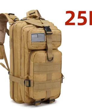 Tactische Rugzak 25L / 50L – Waterdichte Nylon Backpack voor Hiking, Camping en Outdoor