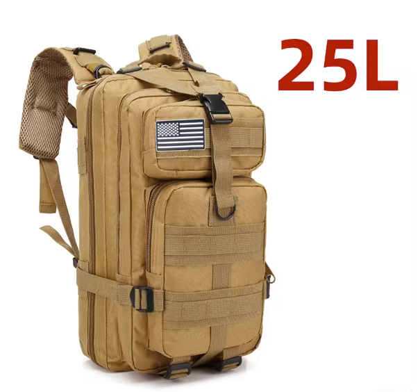 Tactische Rugzak 25L / 50L – Waterdichte Nylon Backpack voor Hiking, Camping en Outdoor