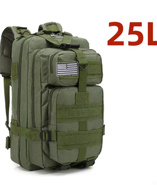 Tactische Rugzak 25L / 50L – Waterdichte Nylon Backpack voor Hiking, Camping en Outdoor
