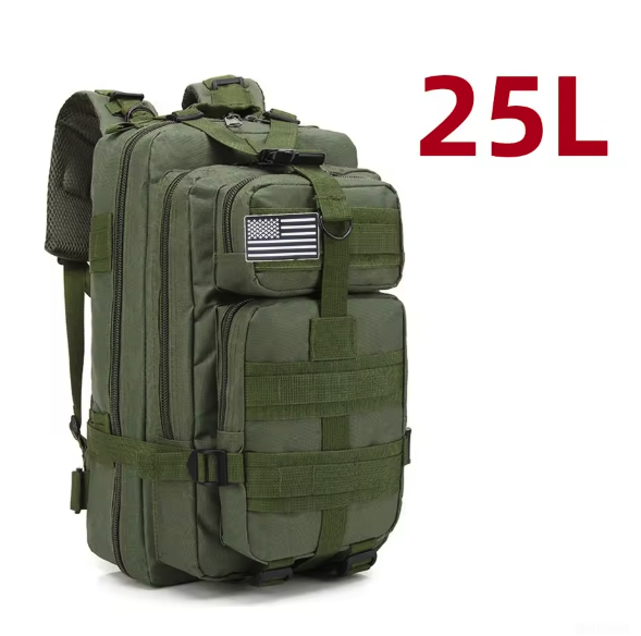 Tactische Rugzak 25L / 50L – Waterdichte Nylon Backpack voor Hiking, Camping en Outdoor