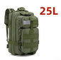 Tactische Rugzak 25L / 50L – Waterdichte Nylon Backpack voor Hiking, Camping en Outdoor