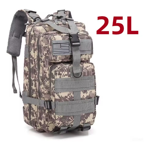 Tactische Rugzak 25L / 50L – Waterdichte Nylon Backpack voor Hiking, Camping en Outdoor