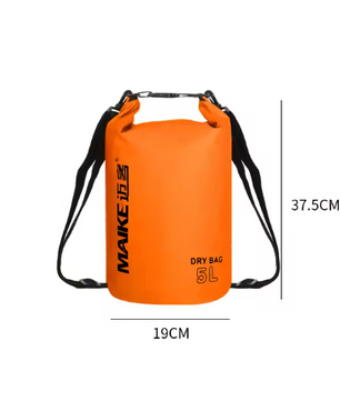 Waterdichte Dry Bag Rugzak – 5L / 10L / 15L PVC Tas voor Outdoor, Zwemmen en Kajakken