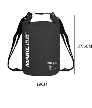 Waterdichte Dry Bag Rugzak – 5L / 10L / 15L PVC Tas voor Outdoor, Zwemmen en Kajakken