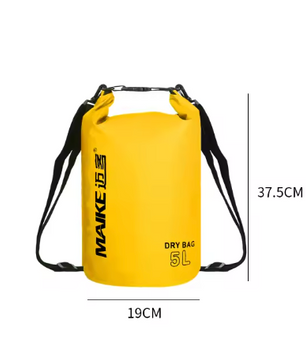 Waterdichte Dry Bag Rugzak – 5L / 10L / 15L PVC Tas voor Outdoor, Zwemmen en Kajakken