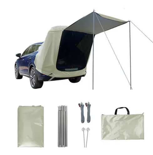 Auto Achtertent met Luifel – Waterdichte Car Rear Tent voor Camping, Reizen en Outdoor
