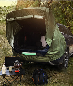 Auto Achtertent met Luifel – Waterdichte Car Rear Tent voor Camping, Reizen en Outdoor