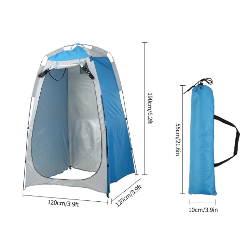 Draagbare Privacy Tent – Douche, Toilet en Omkleedruimte voor Camping en Strand, Waterbestendig en UV-Beschermend