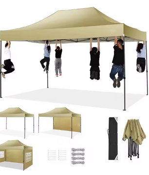 Professionele Pop-up Partytent 300 x 450 cm – Waterdicht, UV50+ met 4 Zijwanden