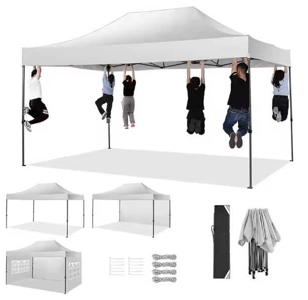 Professionele Pop-up Partytent 300 x 450 cm – Waterdicht, UV50+ met 4 Zijwanden