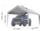 Carport Dakzeil Vervanging – Waterdicht UV-Beschermd Afdekzeil met Elastische Bevestiging