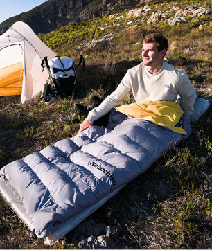 Ultralichte Donzen Slaapzak – 650FP Warmte, Compact en Ideaal voor Camping en Trekking