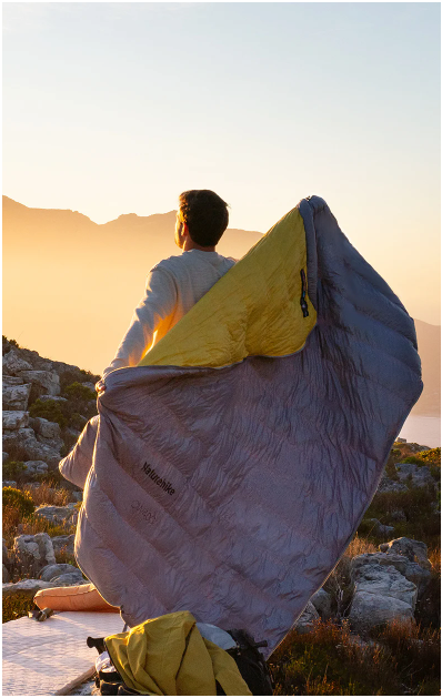 Ultralichte Donzen Slaapzak – 650FP Warmte, Compact en Ideaal voor Camping en Trekking