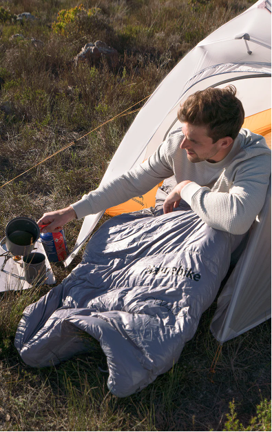 Ultralichte Donzen Slaapzak – 650FP Warmte, Compact en Ideaal voor Camping en Trekking