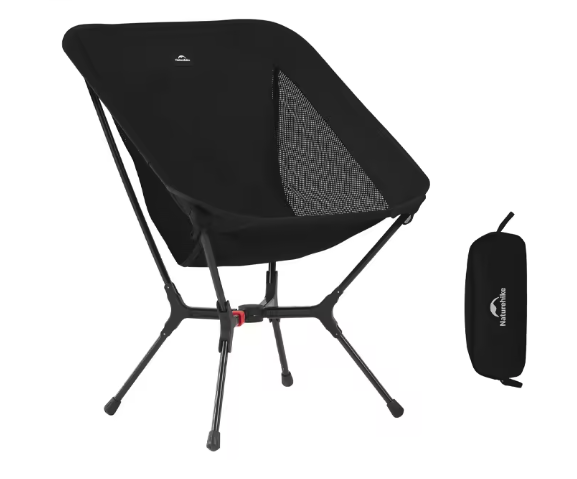 Ultralichte Opvouwbare Campingstoel – Aluminium Frame, Compact en Draagbaar tot 200 kg