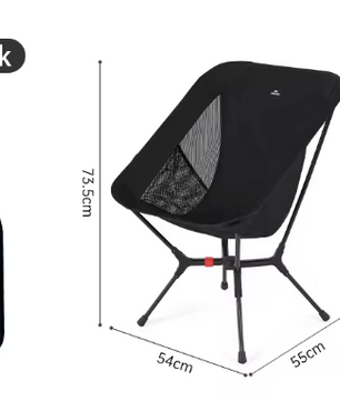 Ultralichte Opvouwbare Campingstoel – Aluminium Frame, Compact en Draagbaar tot 200 kg