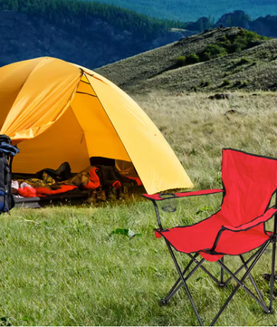 Opvouwbare Campingstoel 50 x 50 x 80 cm – Met Bekerhouder, Draagbaar en Stevig tot 130 kg