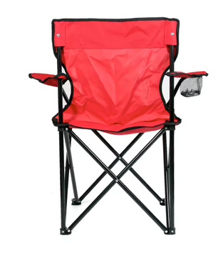 Opvouwbare Campingstoel 50 x 50 x 80 cm – Met Bekerhouder, Draagbaar en Stevig tot 130 kg