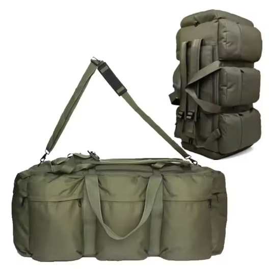Tactische Reistas 100L – Grote Duffel Backpack met Meerdere Vakken voor Camping en Reizen