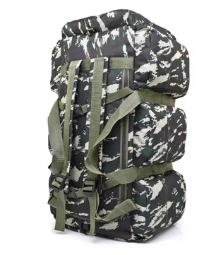 Tactische Reistas 100L – Grote Duffel Backpack met Meerdere Vakken voor Camping en Reizen